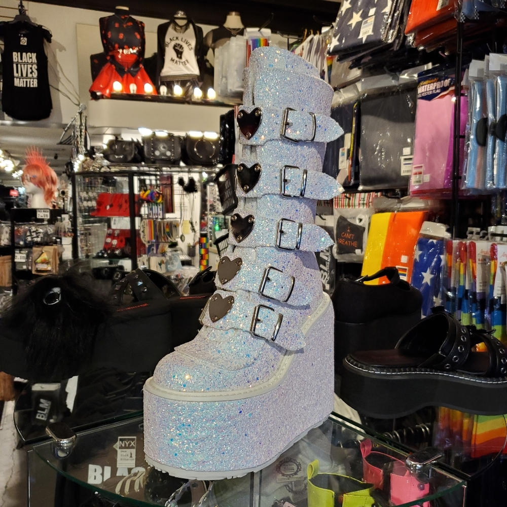 Super Glittery Demonia SWI230G Platforms
